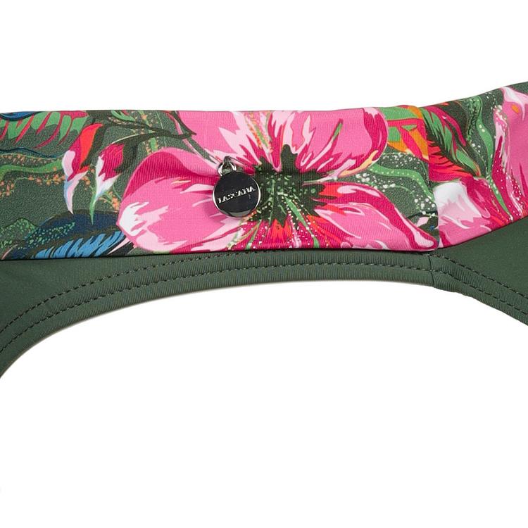 Lascana Lascana Umschlaghose Bikini Hose Damen - oliv print - 0 | SportScheck
