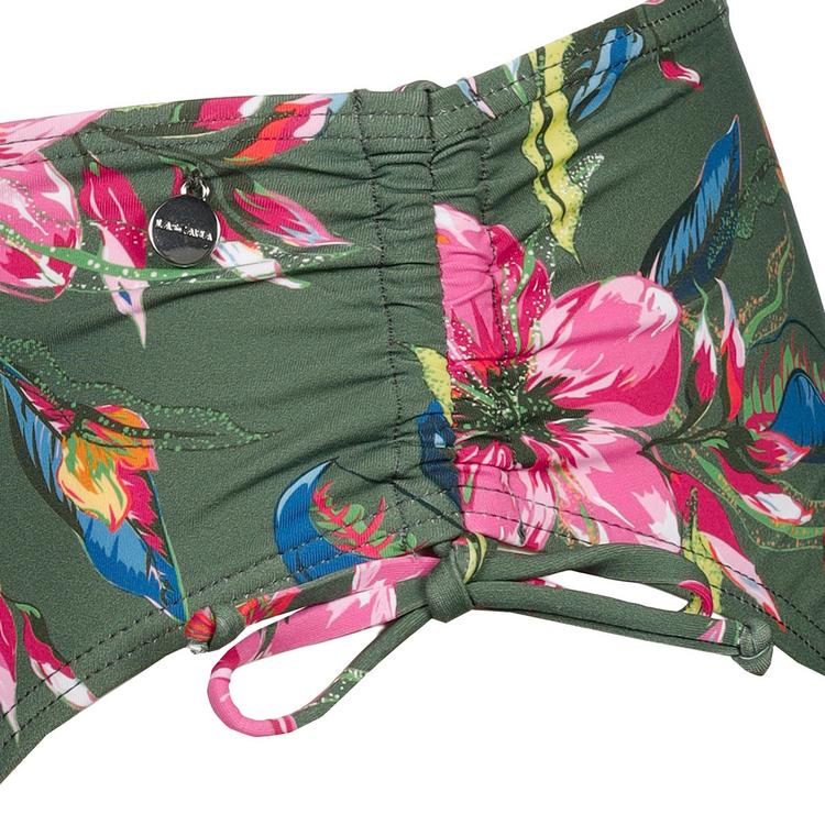 Lascana Lascana Bikinihose mit Raffung Bikini Hose Damen - oliv print - 0 | SportScheck