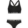 ELBSAND Bustier-Bikini Bikini Set Damen - black