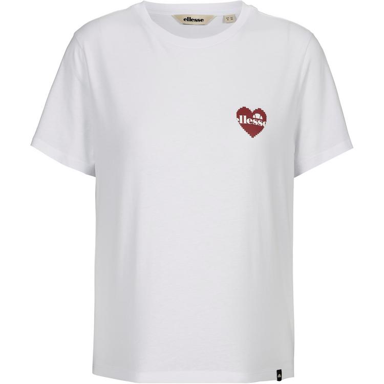 Ellesse Ellesse Heart T-Shirt Damen - optical white - 0 | SportScheck