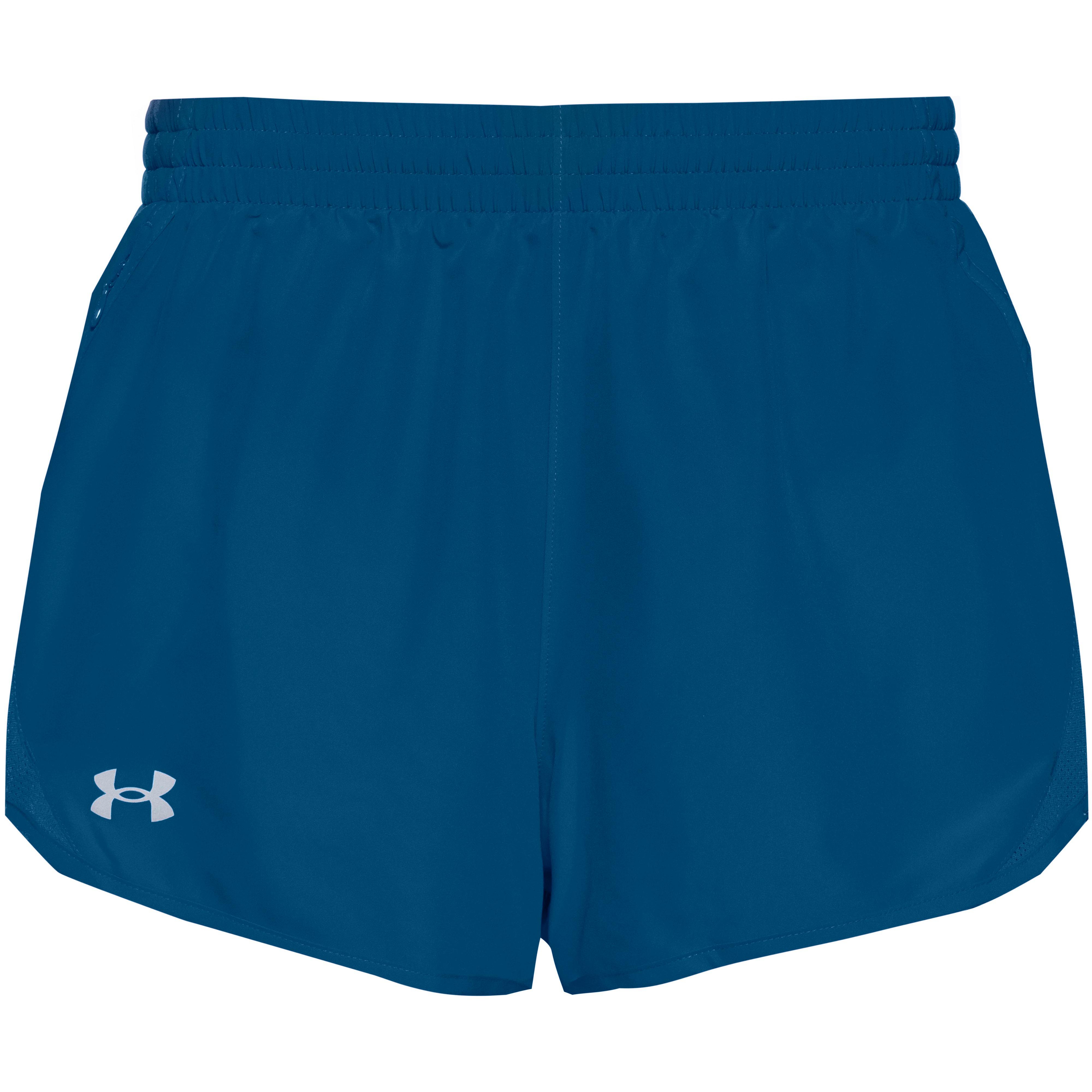 Under Armour Fly Laufshorts Polyester Blau