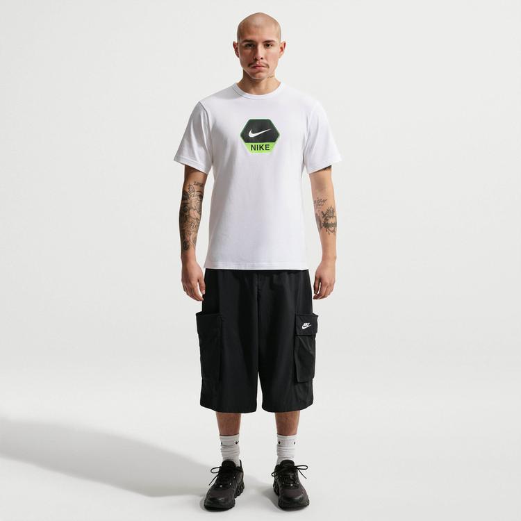 Nike Nike T-Shirt Herren - white-electric green - 0 | SportScheck