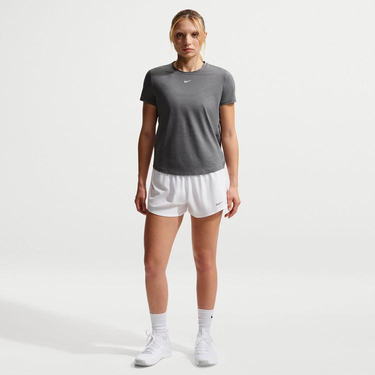 Nike Nike One Funktionsshirt Damen - smoke grey-htr-white - 0 | SportScheck