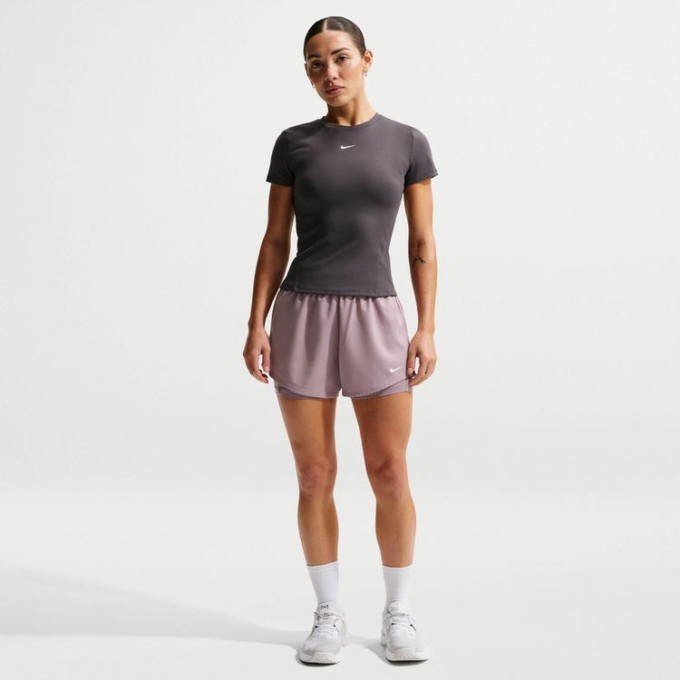 Nike Nike One Funktionsshirt Damen - thunder grey-white - 0 | SportScheck