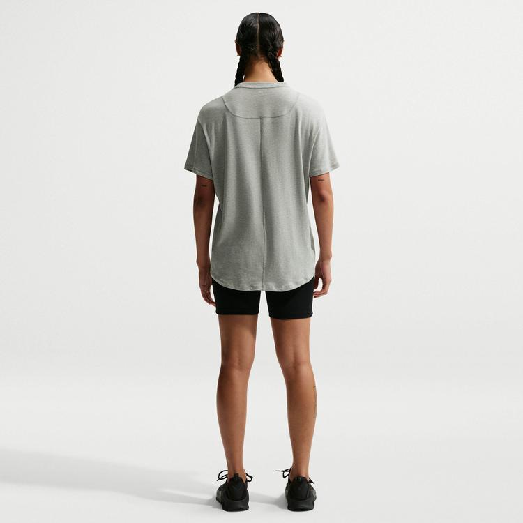 Nike Nike One Funktionsshirt Damen - smoke grey-htr-white - 1 | SportScheck