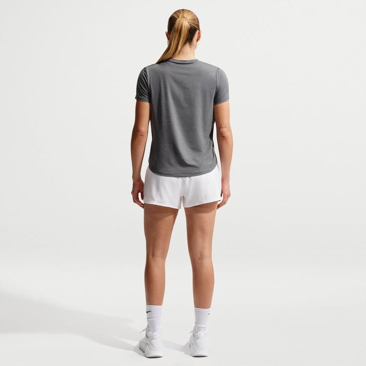 Nike Nike One Funktionsshirt Damen - smoke grey-htr-white - 1 | SportScheck
