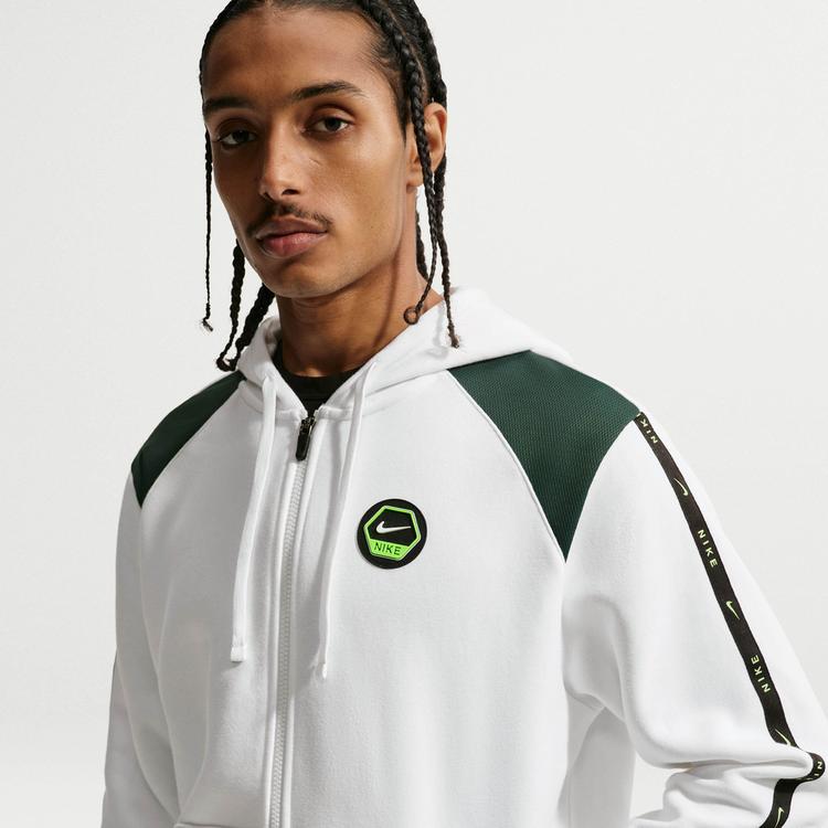 Nike Nike NSW Sweatjacke Herren - white-pro green-electric green - 2 | SportScheck