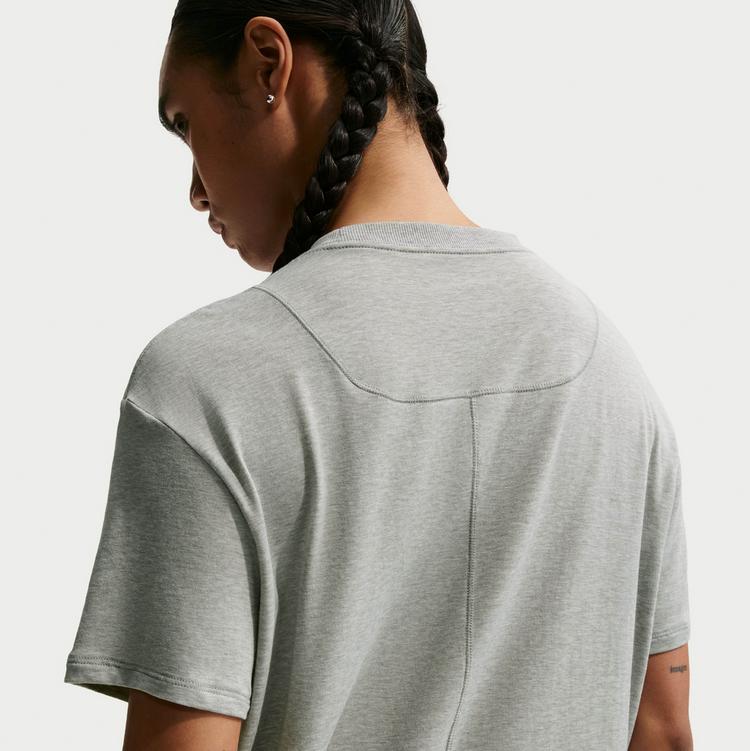 Nike Nike One Funktionsshirt Damen - smoke grey-htr-white - 3 | SportScheck