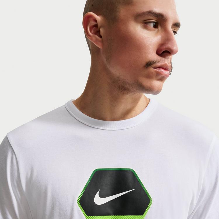 Nike Nike T-Shirt Herren - white-electric green - 4 | SportScheck