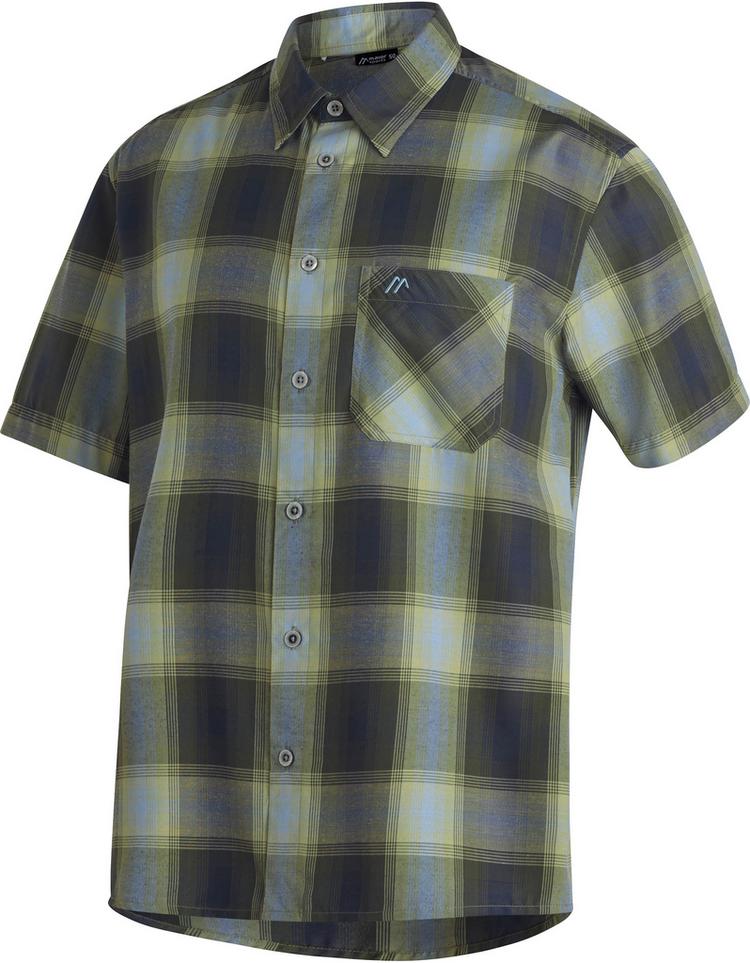 Maier Sports Maier Sports Mauro Funktionshemd Herren - blue-green-graphite-check - 0 | SportScheck