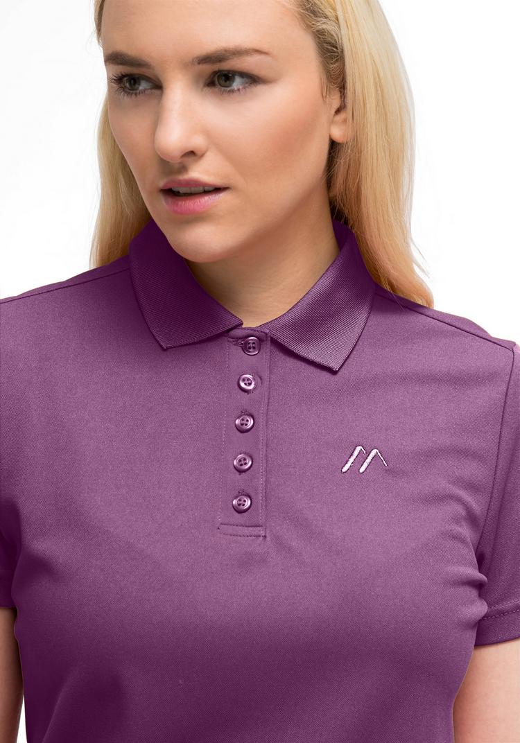 Maier Sports Maier Sports Ulrike Poloshirt Damen - bruised boysenberry - 0 | SportScheck