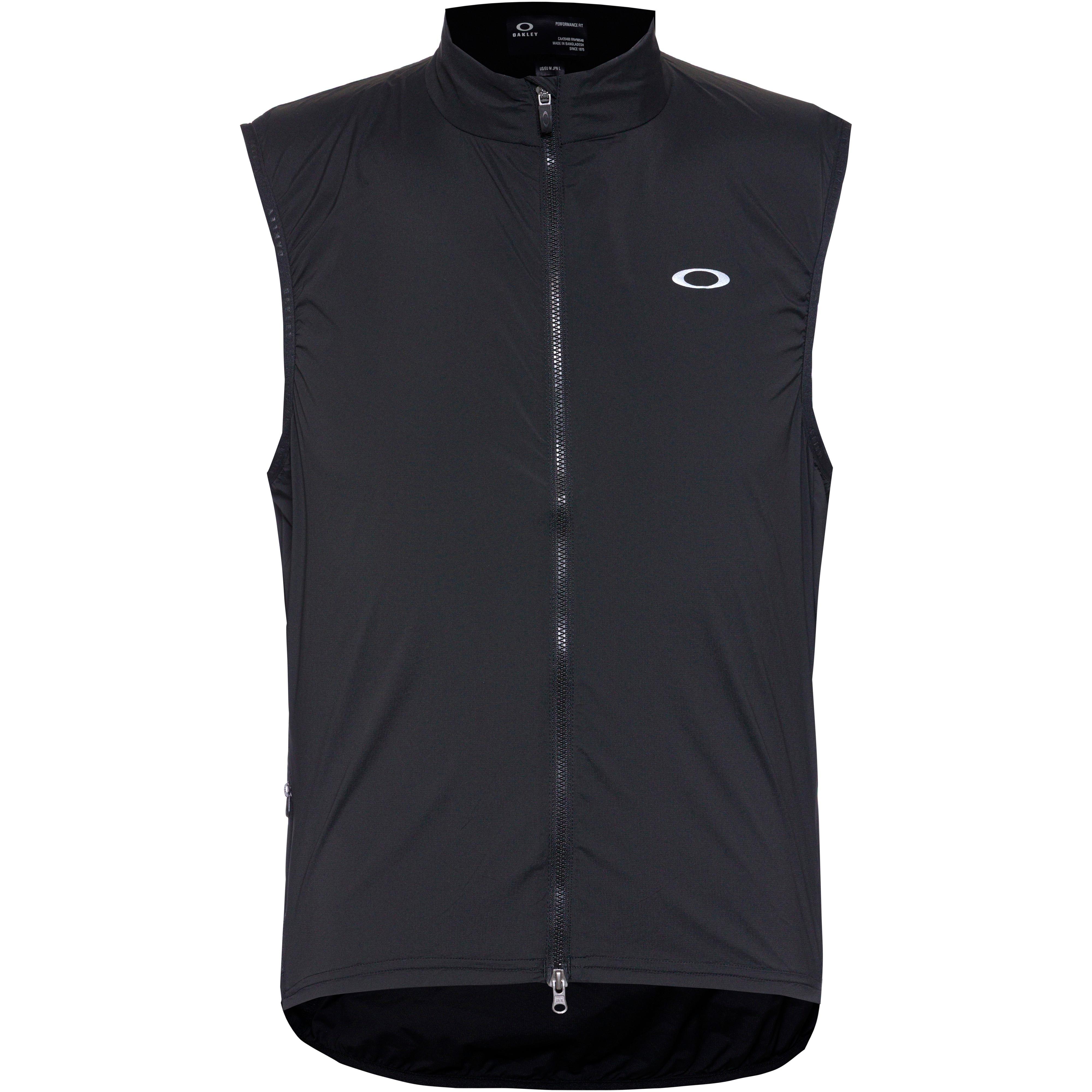 Oakley Fahrradweste Ripstop Standkragen Mesh Schwarz