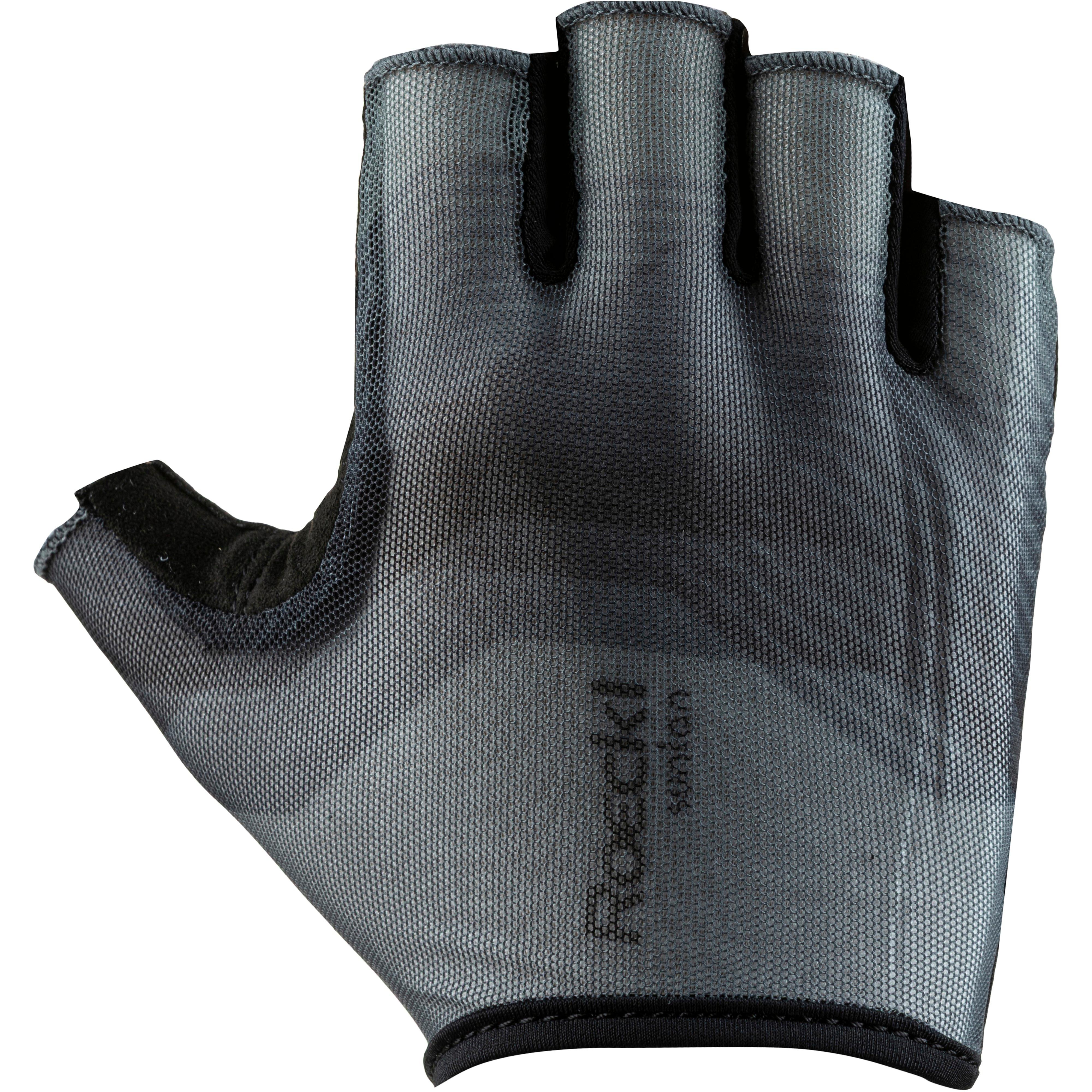 Roeckl Fingerlose Fahrradhandschuhe Eco.Suntan Mesh Grau