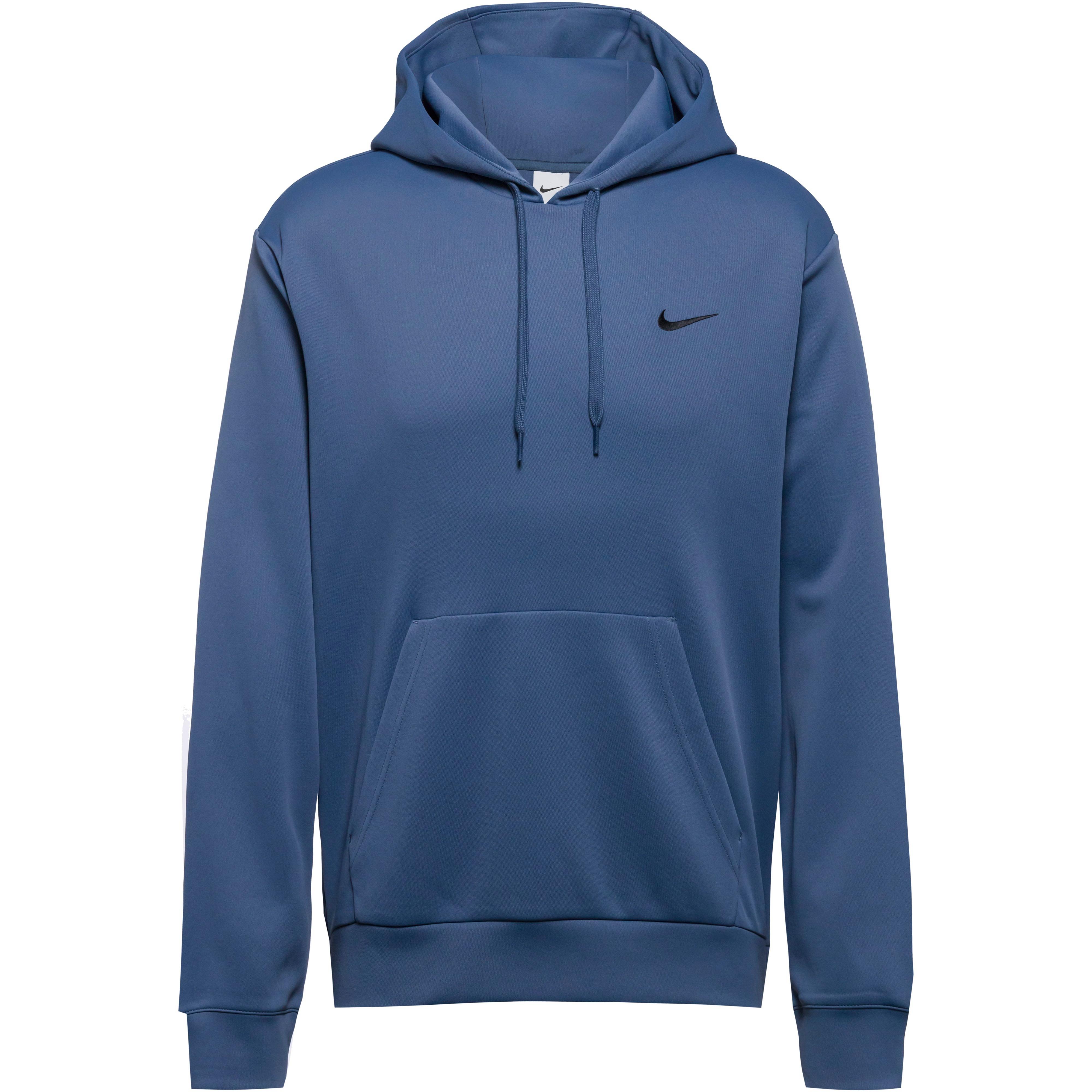 Nike DF Hoodie Dri-FIT Polyester Blau