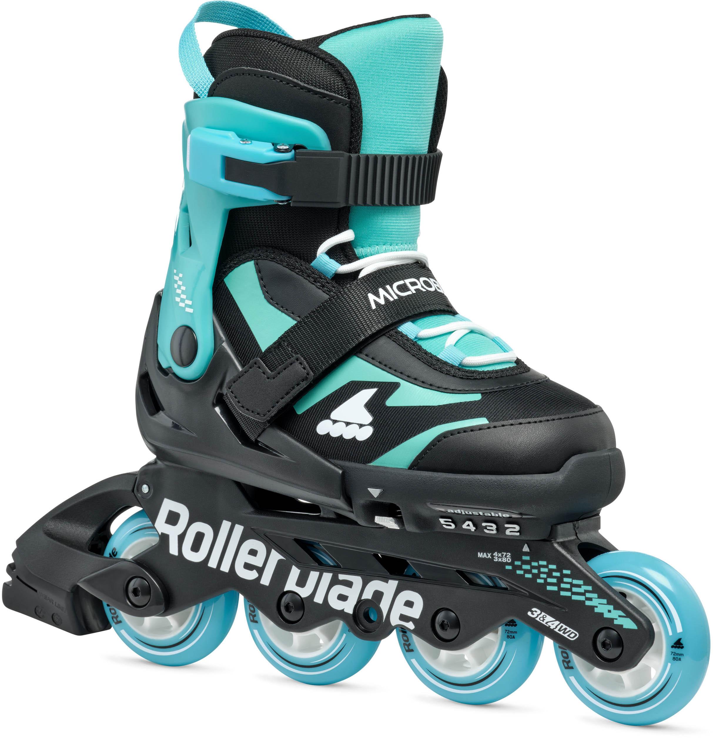 Rollerblade Unisex Schwarz Microblade Inline-Skates - Größe Größe 36 Größe 5-40 Größe 5 Kinder