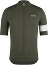 Rapha Core Lightweight Trikot Herren - dark green-white