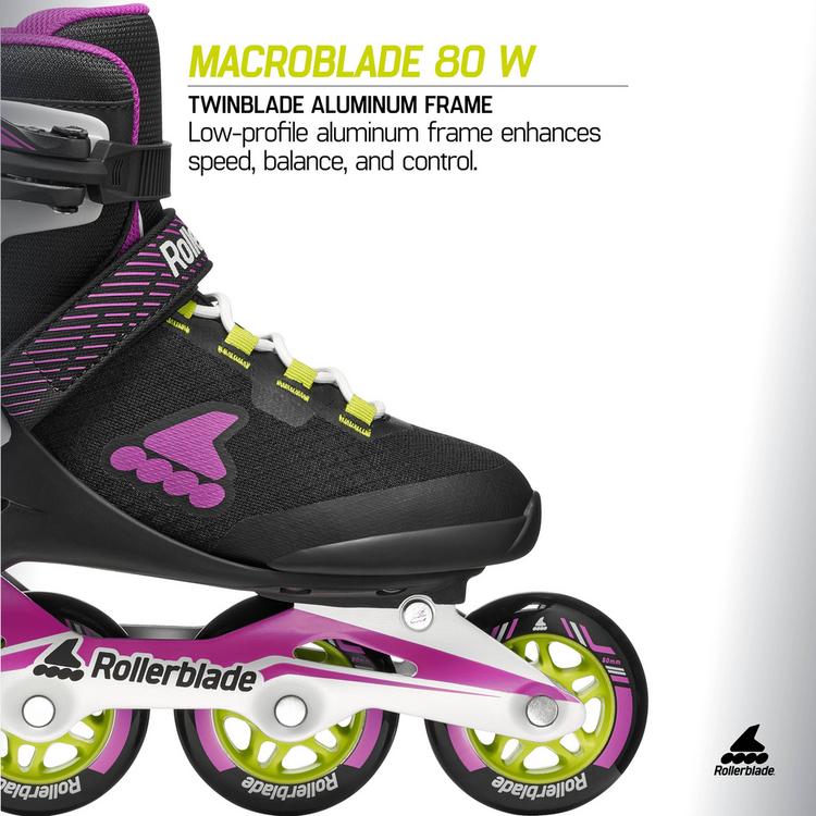 ROLLERBLADE ROLLERBLADE Macroblade 80 Inline-Skates Damen - fn pulverblau-schwarz - 4 | SportScheck