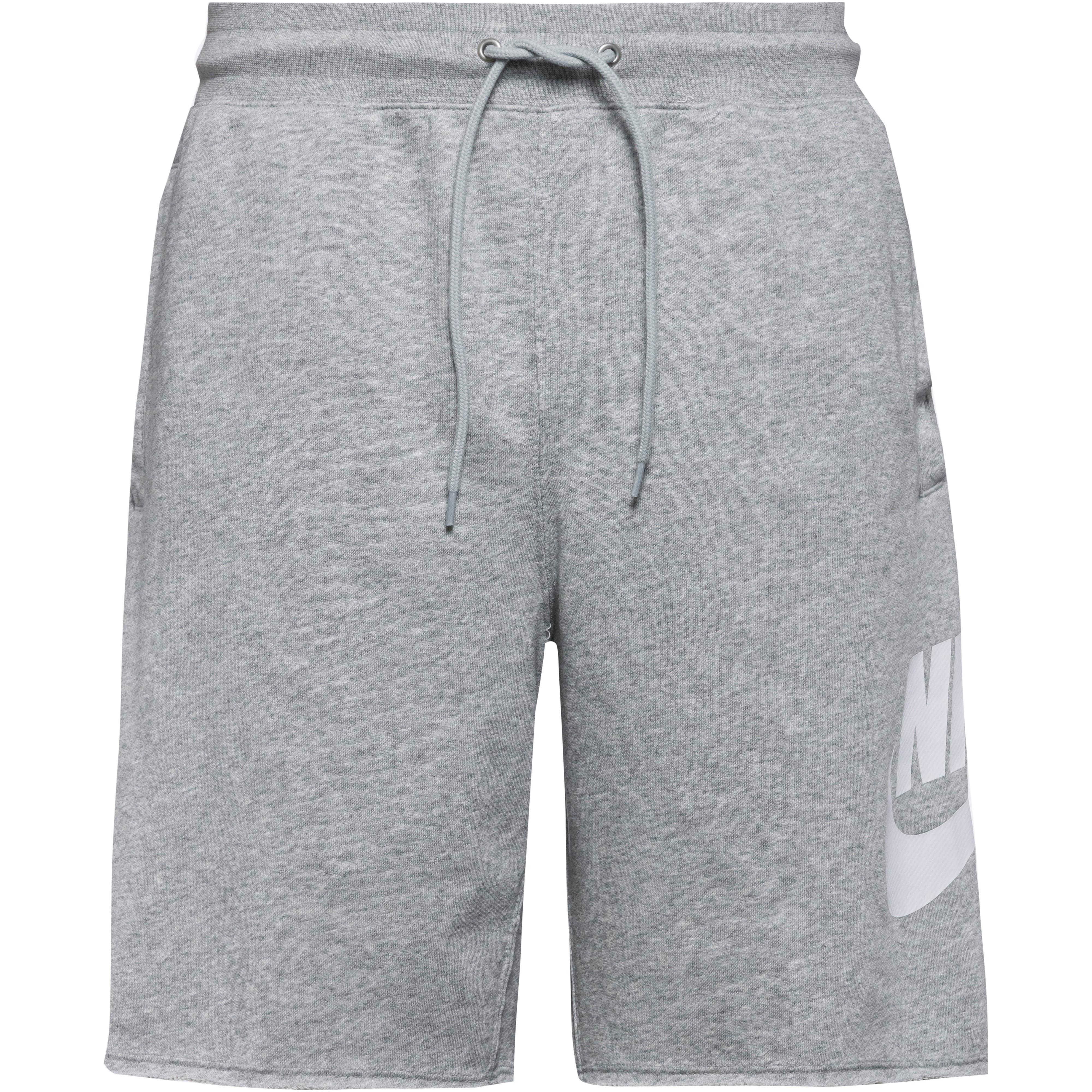 Nike Alumini Shorts Sweatgewebe Polyester Grau