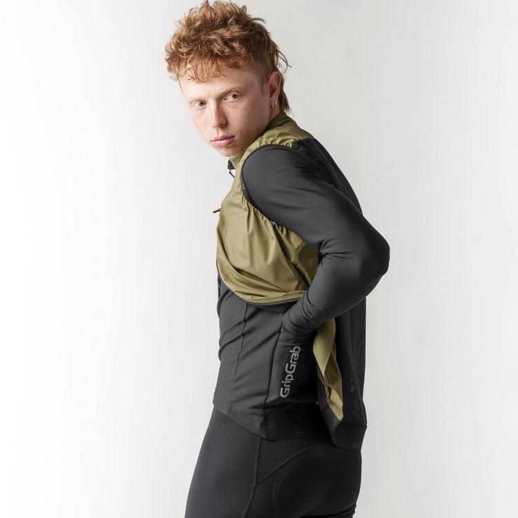 GripGrab GripGrab PACR Fahrradweste Herren - olive green - 2 | SportScheck