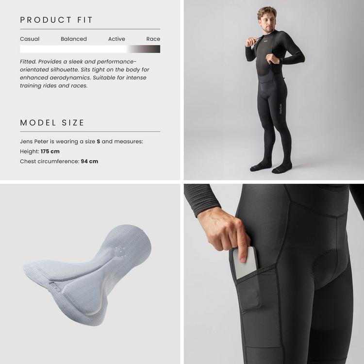 GripGrab GripGrab PACR Thermo Bibtights Herren - black - 3 | SportScheck