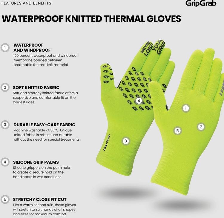 GripGrab GripGrab Handschuh - yellow - 5 | SportScheck