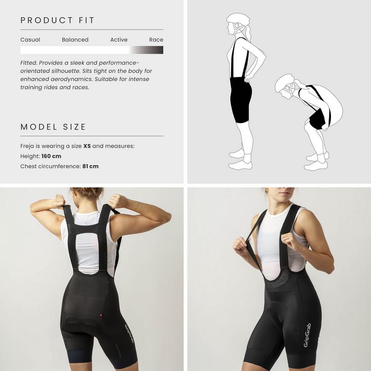 GripGrab GripGrab PACR Bibtights Damen - black - 4 | SportScheck