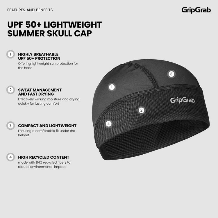 GripGrab GripGrab Lightweight Cap - black - 5 | SportScheck