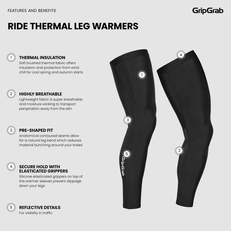 GripGrab GripGrab RIDE Thermo Beinlinge - black - 4 | SportScheck