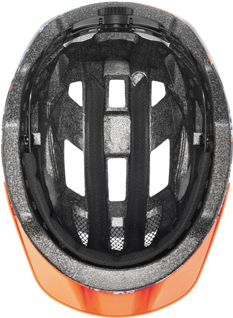 Uvex Uvex air wing 2 Helm Kinder - papaya-bubble blue - 1 | SportScheck