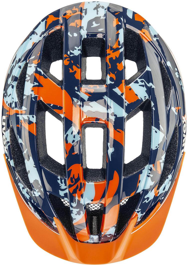 Uvex Uvex air wing 2 Helm Kinder - papaya-bubble blue - 2 | SportScheck