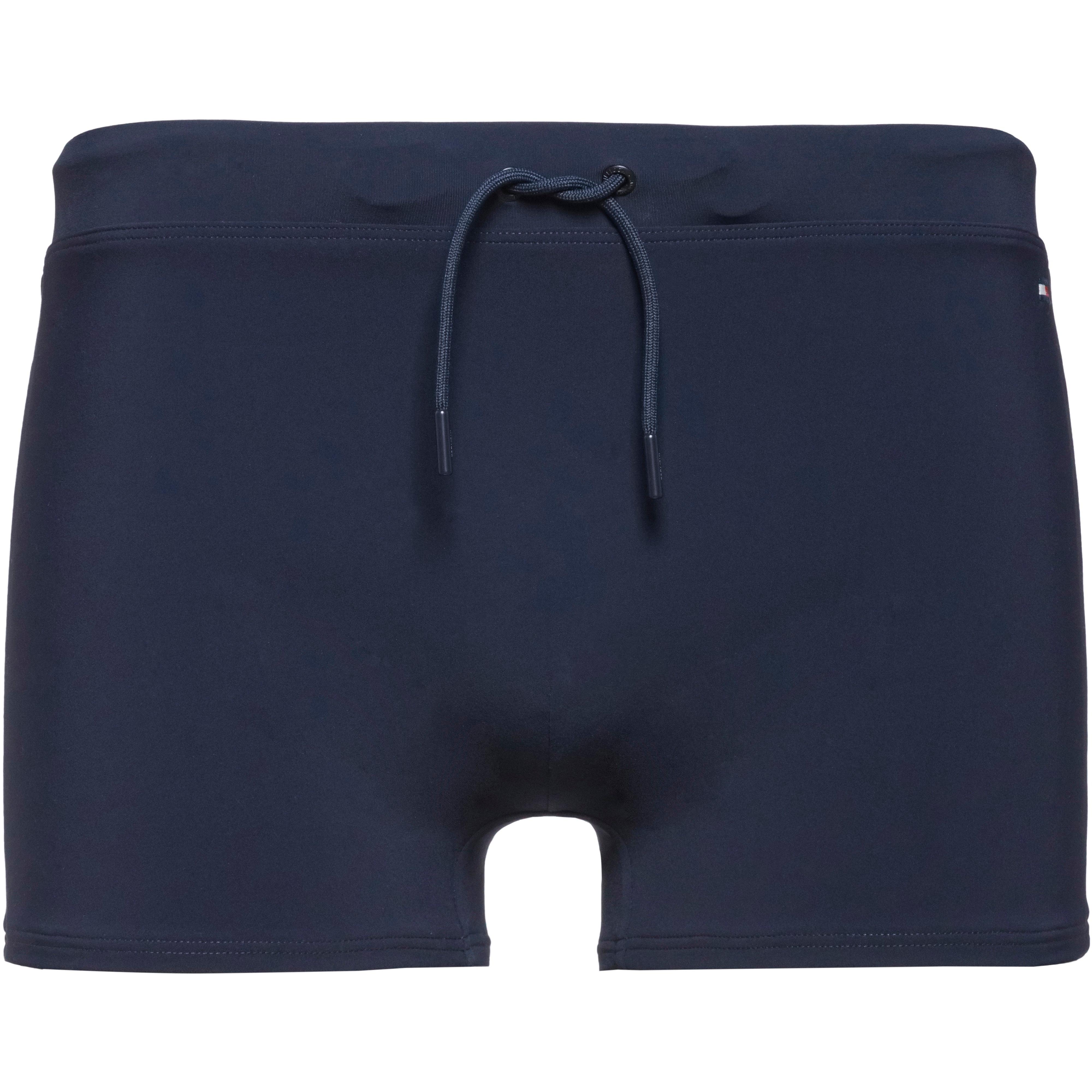 Tommy Hilfiger Badehose Minimalistisches Design Kunstfaser Blau