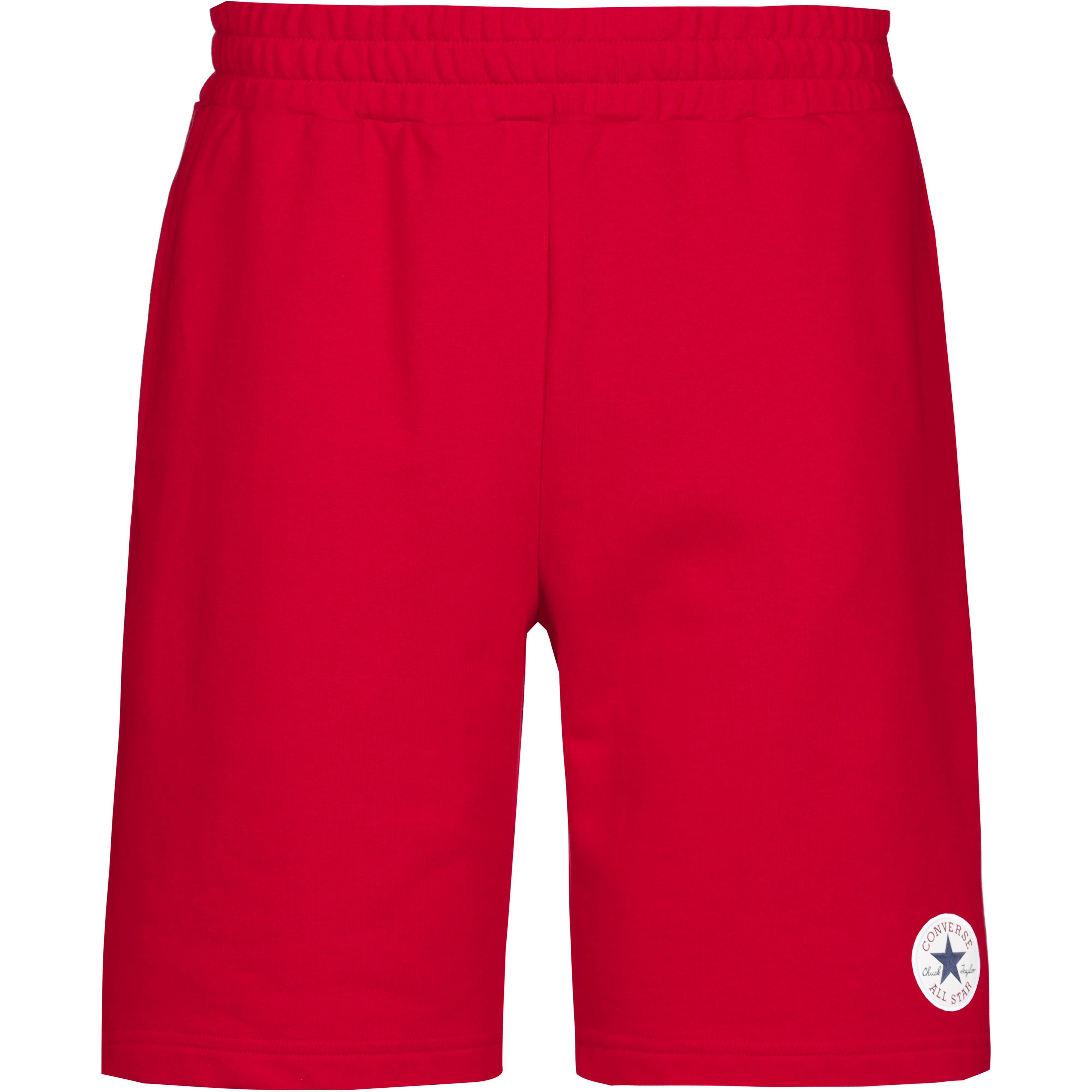 Converse Shorts Sweatshorts Mischgewebe Rot