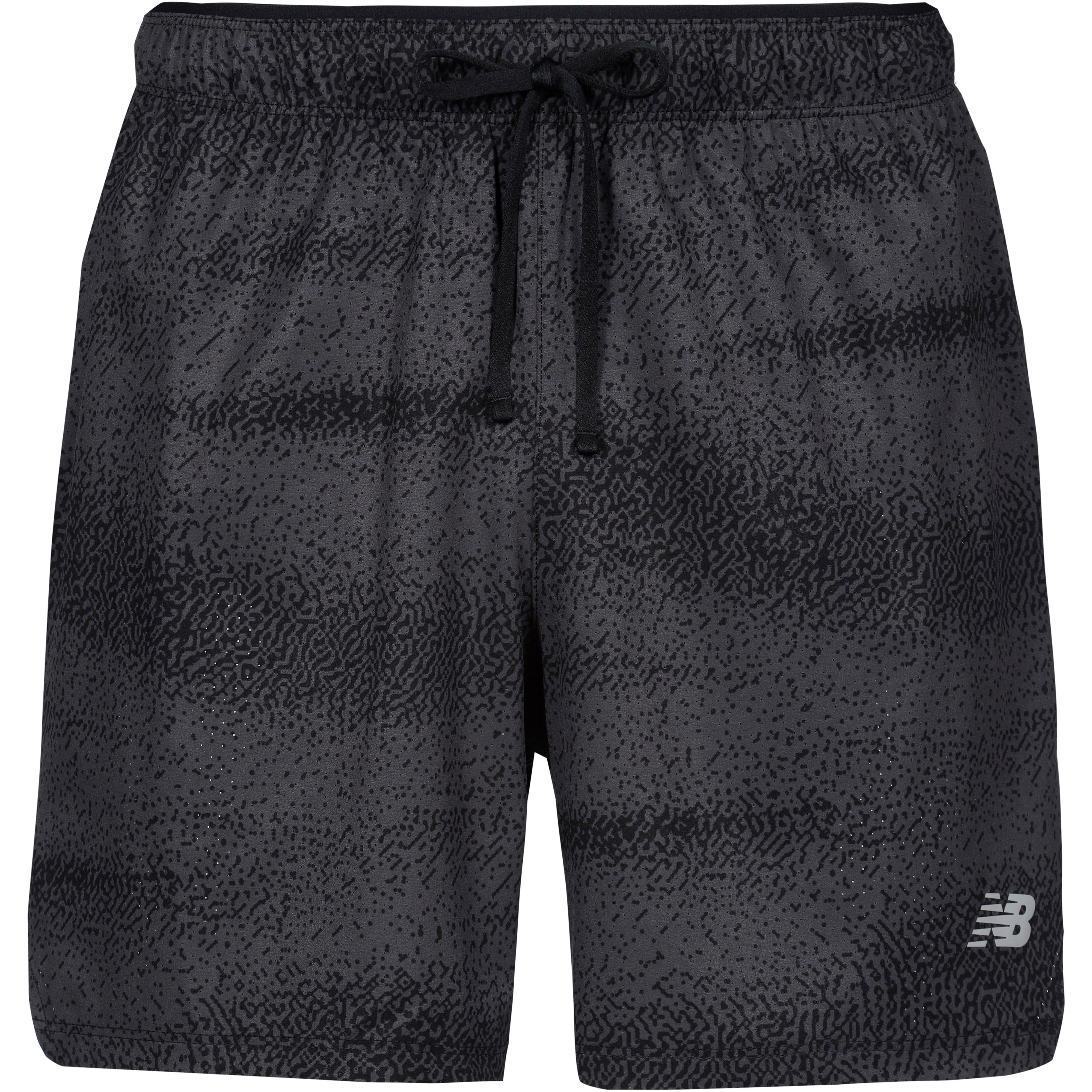 New Balance Laufshorts NB DRY Kunstfaser Grau