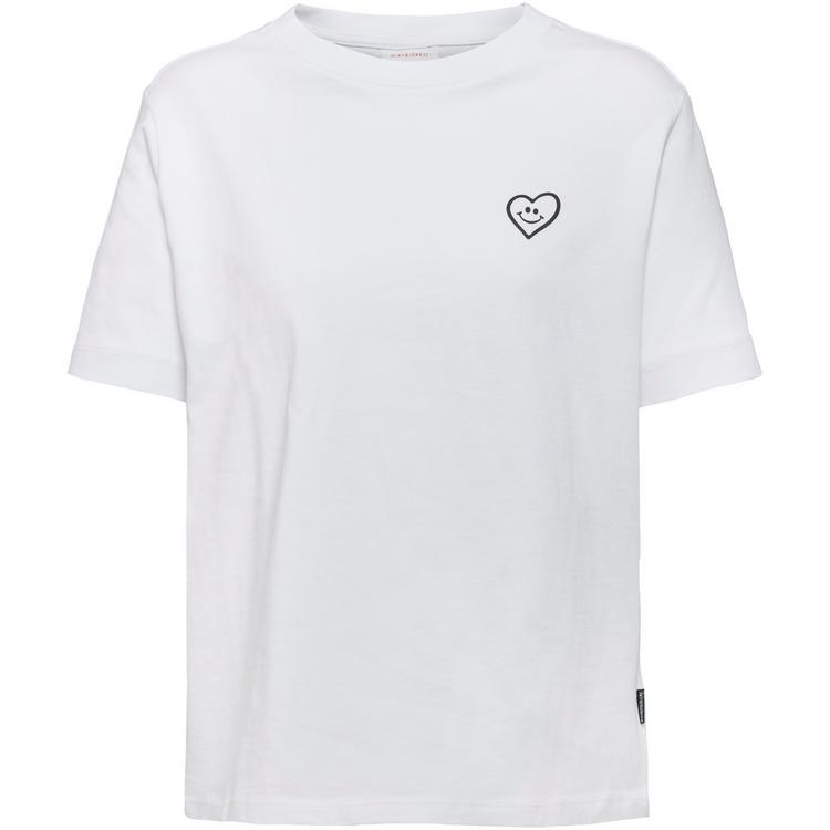 Kleinigkeit Kleinigkeit Happy Heart T-Shirt Damen - white - 0 | SportScheck