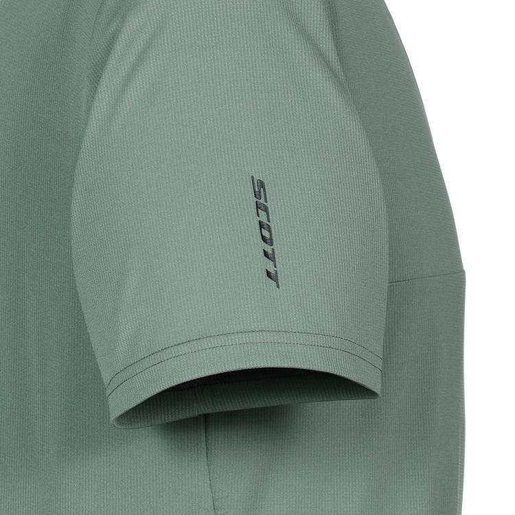 SCOTT SCOTT Vertic Zip Funktionsshirt Herren - tranquil green - 0 | SportScheck