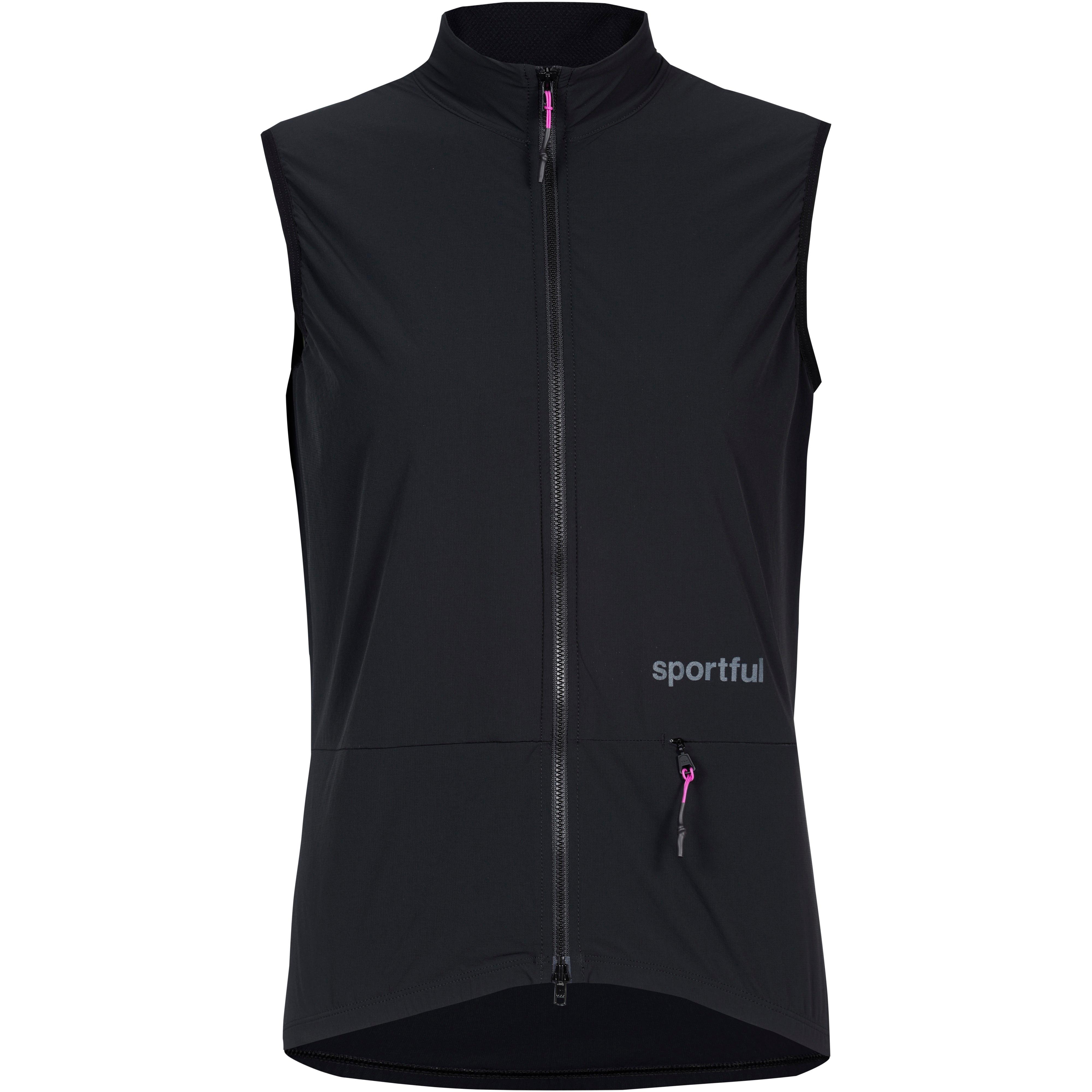 Sportful Fahrradweste Enganliegend Polyamid-Elastan-Polyester Schwarz
