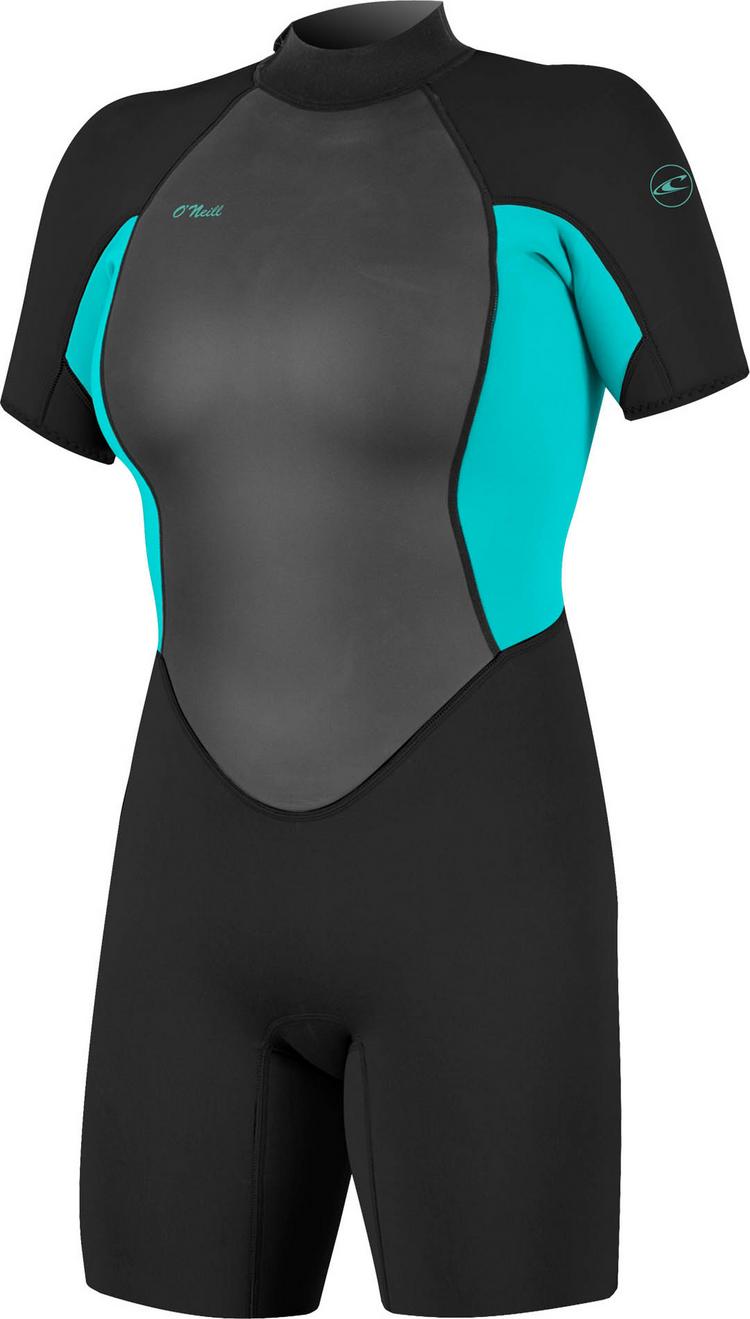 O'NEILL O'NEILL Reactor-2 2mm Back Zip S-S Spring Neoprenanzug Damen - blk-ltaqua - 0 | SportScheck