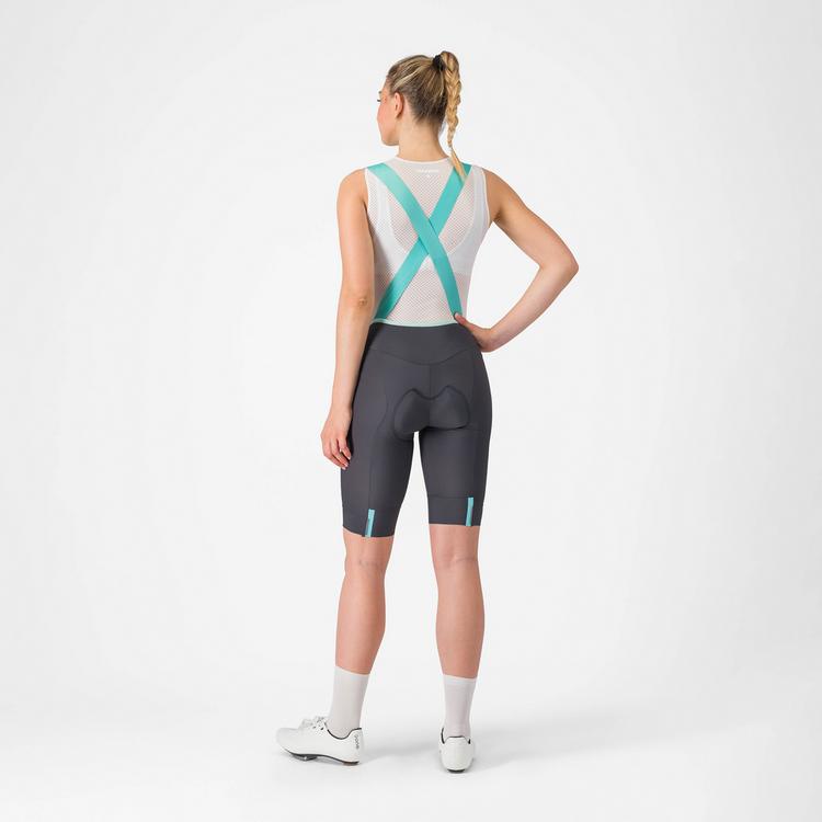 castelli castelli PRIMA 2 DT Bibtights Damen - dark gray-pool blue - 1 | SportScheck