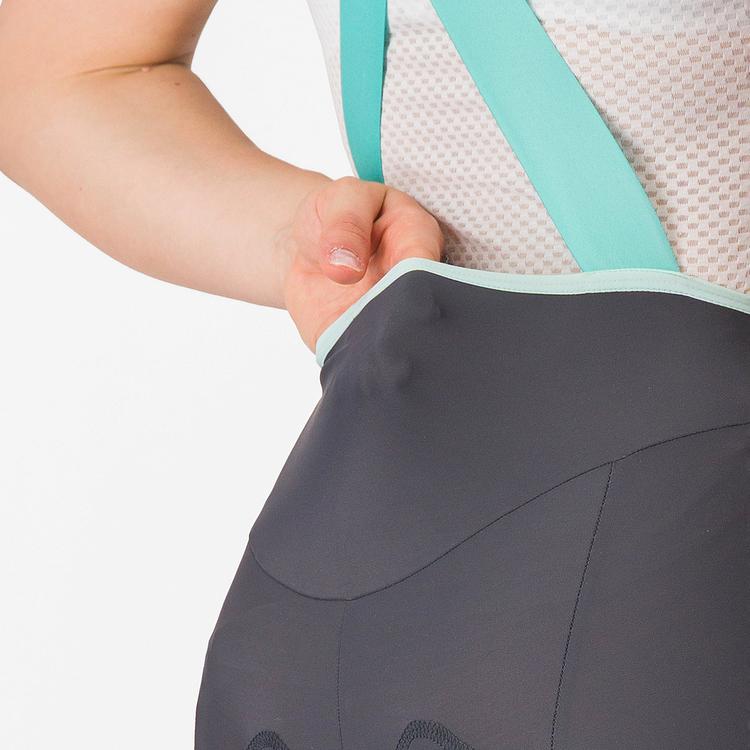 castelli castelli PRIMA 2 DT Bibtights Damen - dark gray-pool blue - 6 | SportScheck