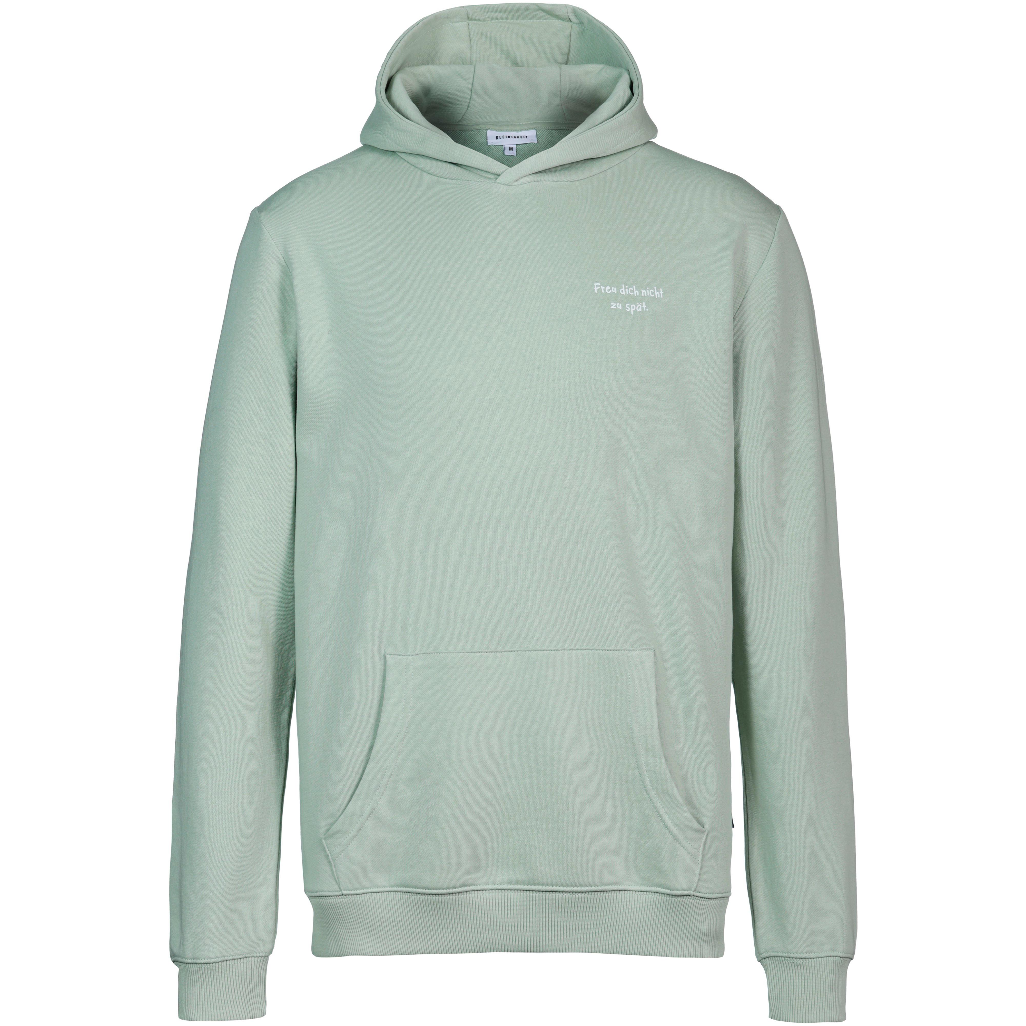 Kleinigkeit Hoodie Regular Fit Terry Stoff Grün
