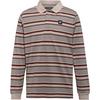 Santa Cruz Cera Pololangarmshirt Herren - stone grey-coffee