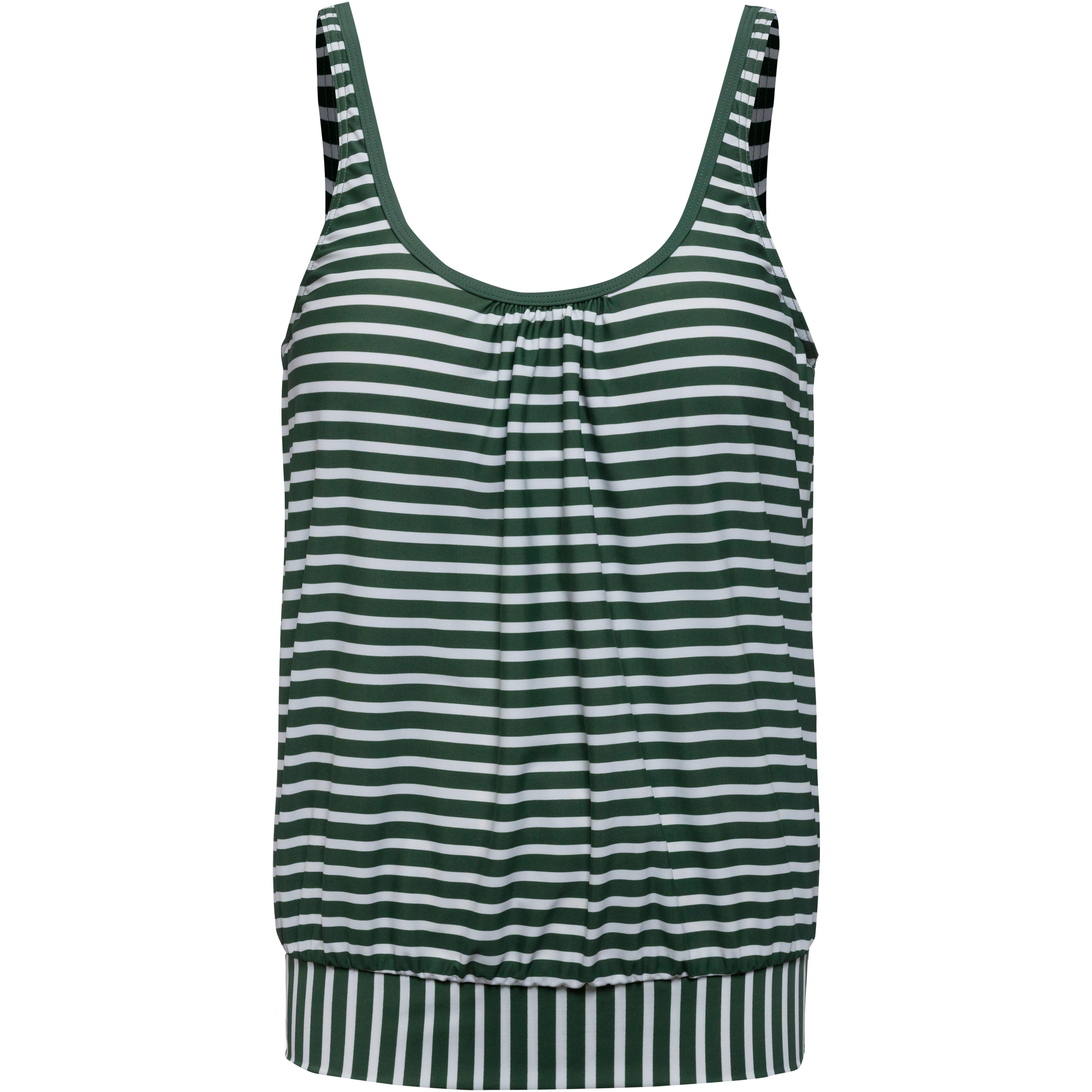 VENICE BEACH Oversize Tankini Top Kunstfaser Oliv