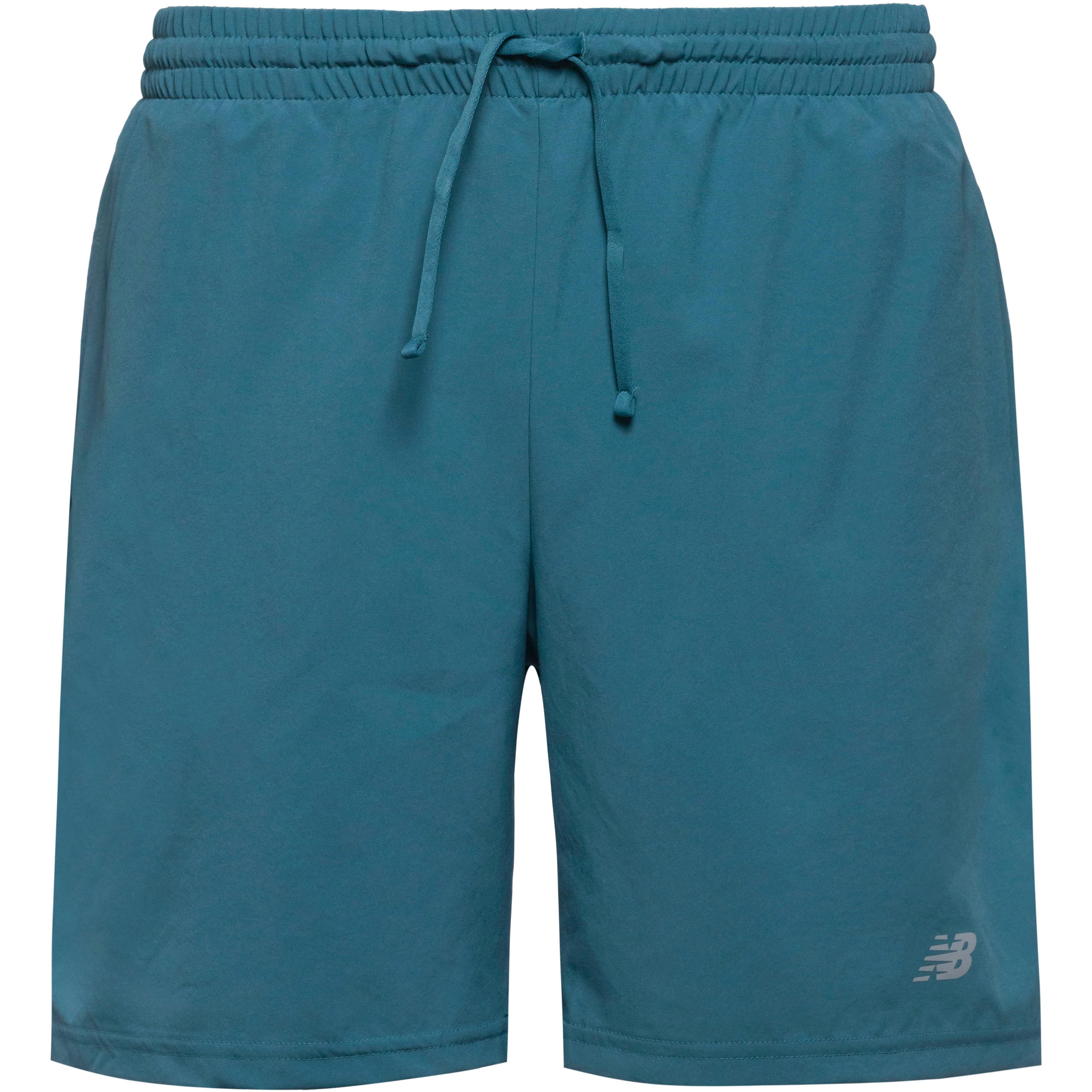 New Balance Funktionsshorts Quick-Dry Elastikbund Kunstfaser Blau