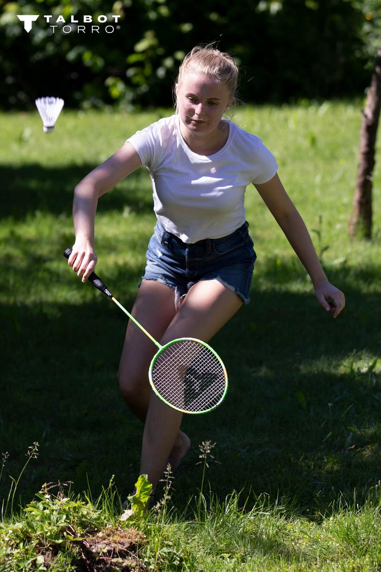 Talbot-Torro Talbot-Torro Fighter Badmintonschl&auml;ger - gr&uuml;n-orange - 0 | SportScheck