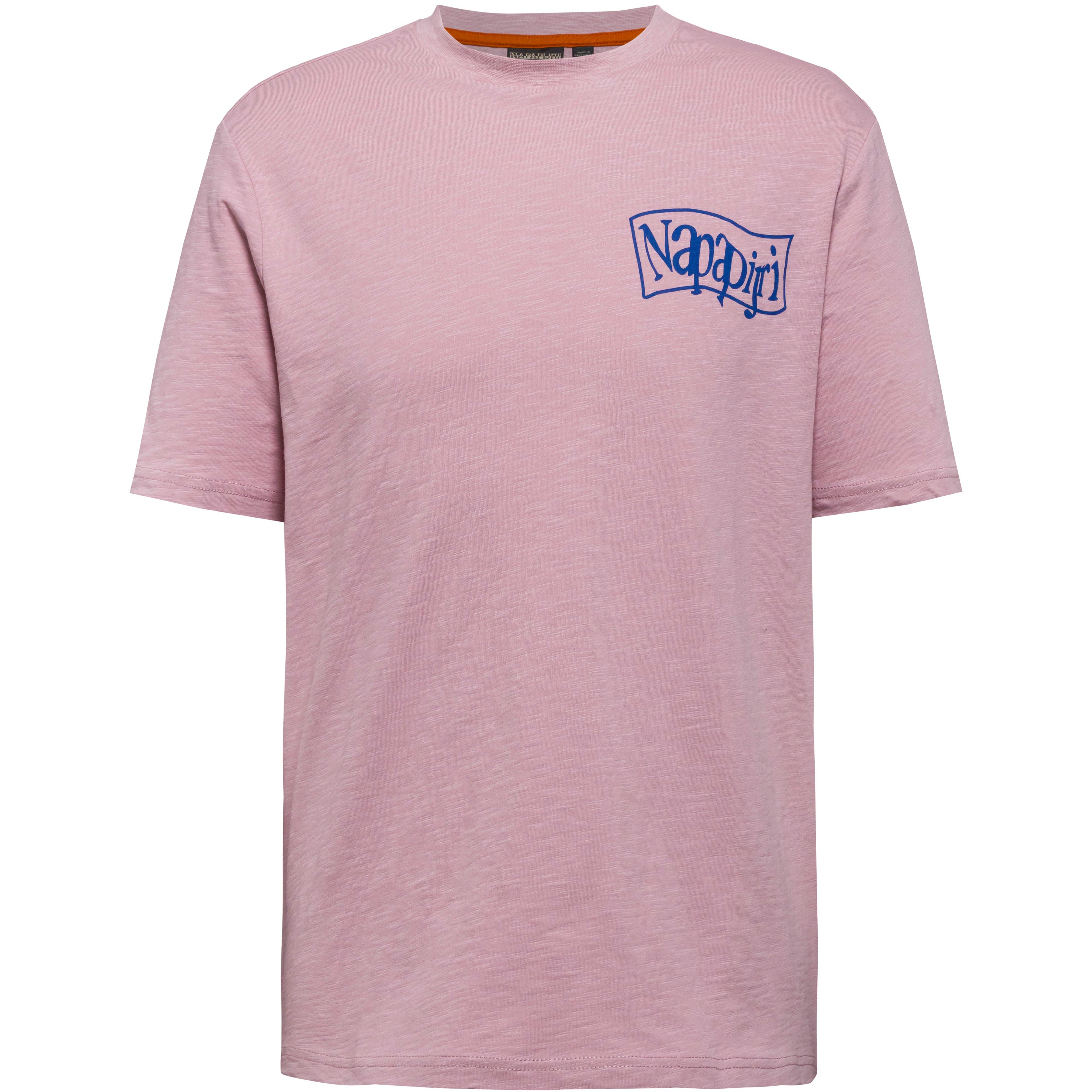 Napapijri T-Shirt Classic Cut Baumwolle-Naturfaser Rosa