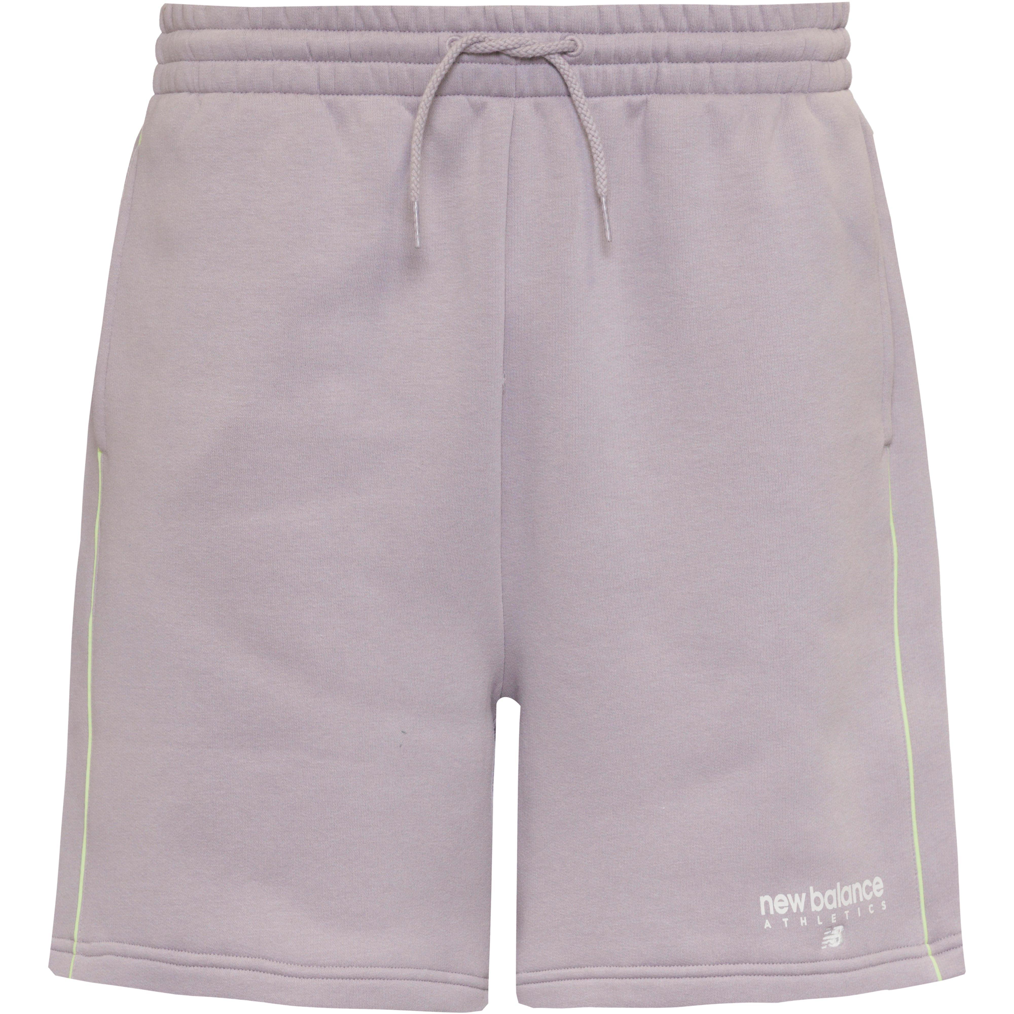 New Balance Shorts Sweatflausch Elastikbund Grün