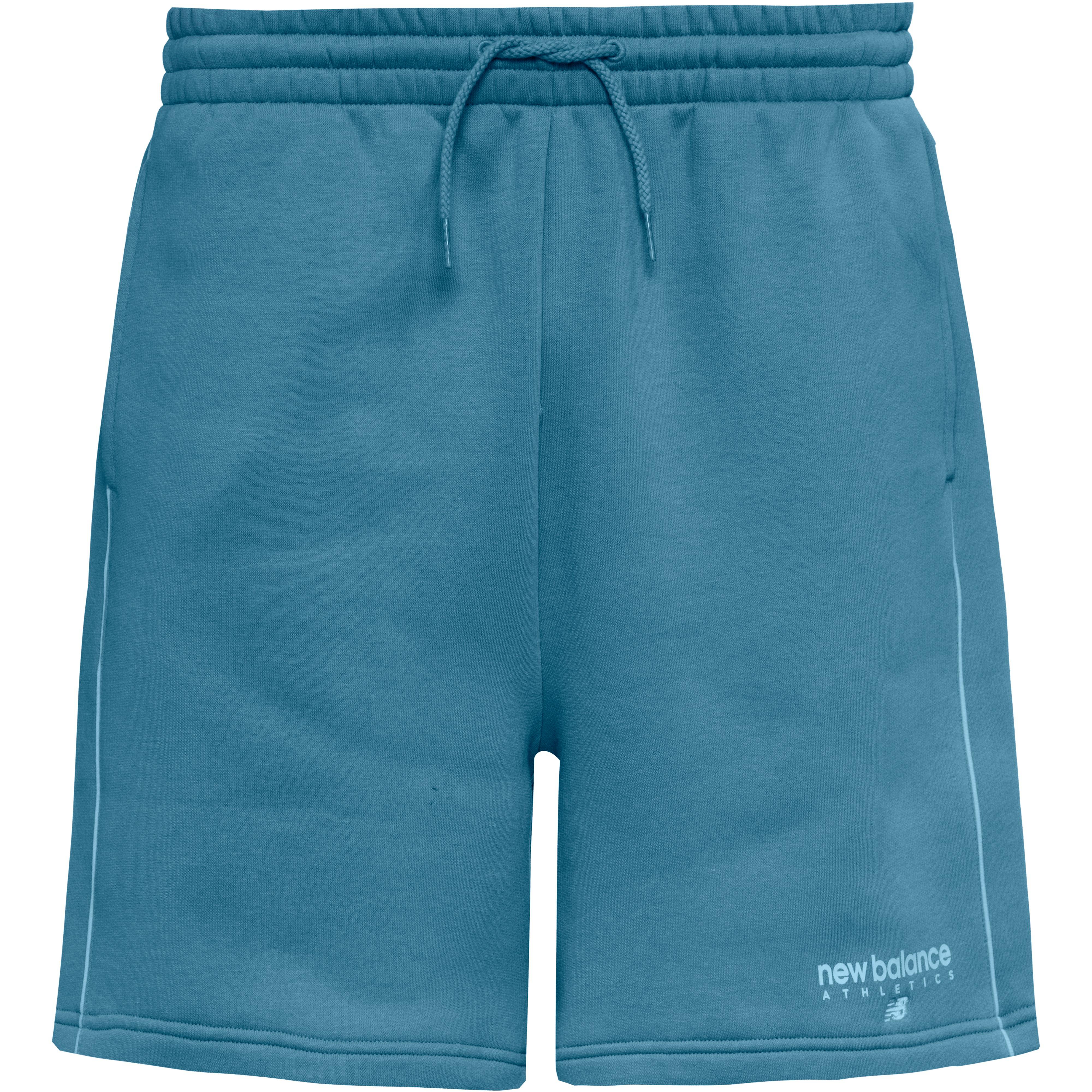 New Balance Shorts Sweatflausch Elastikbund Grün