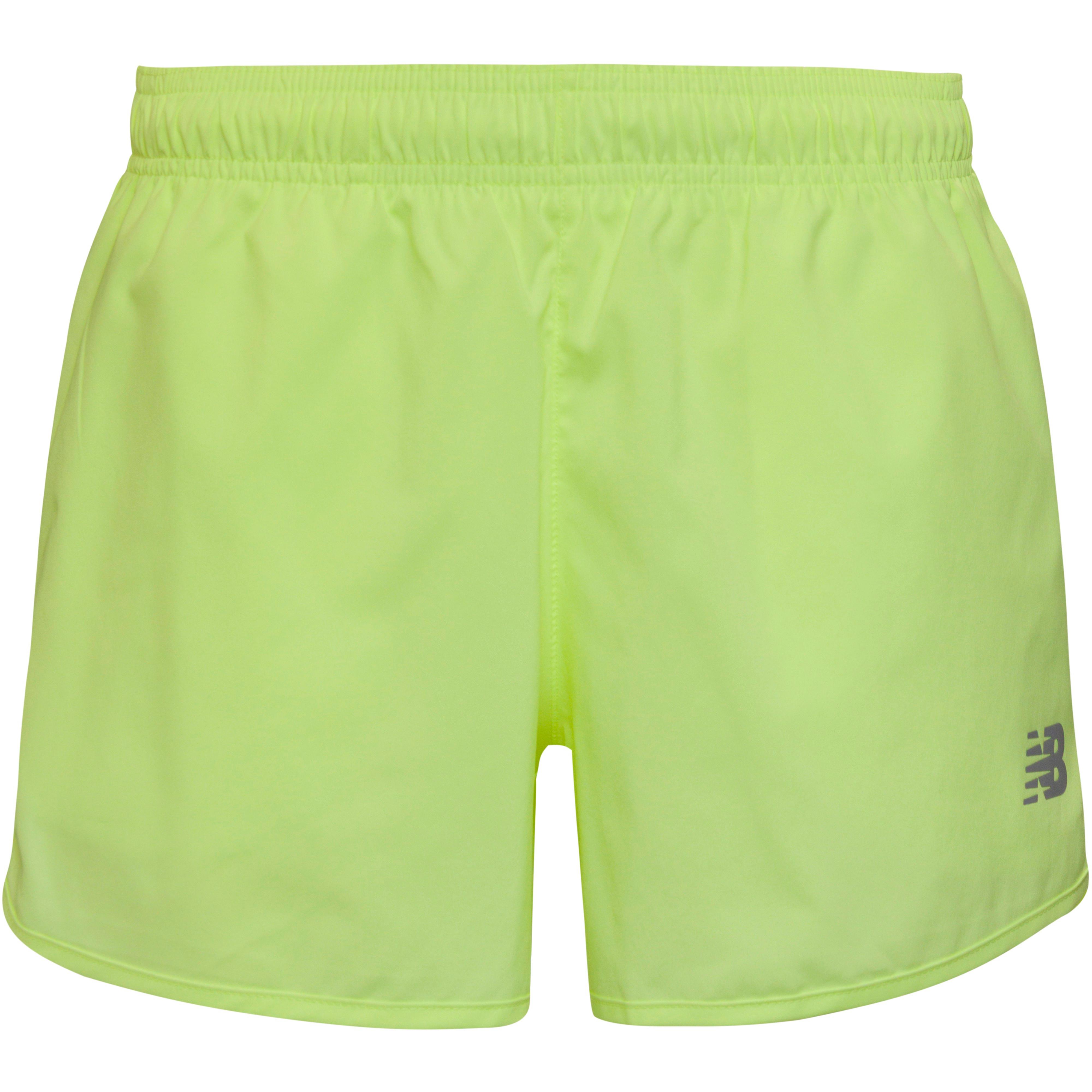 New Balance Laufshorts Quick-Dry Elastikbund Kunstfaser Gelb