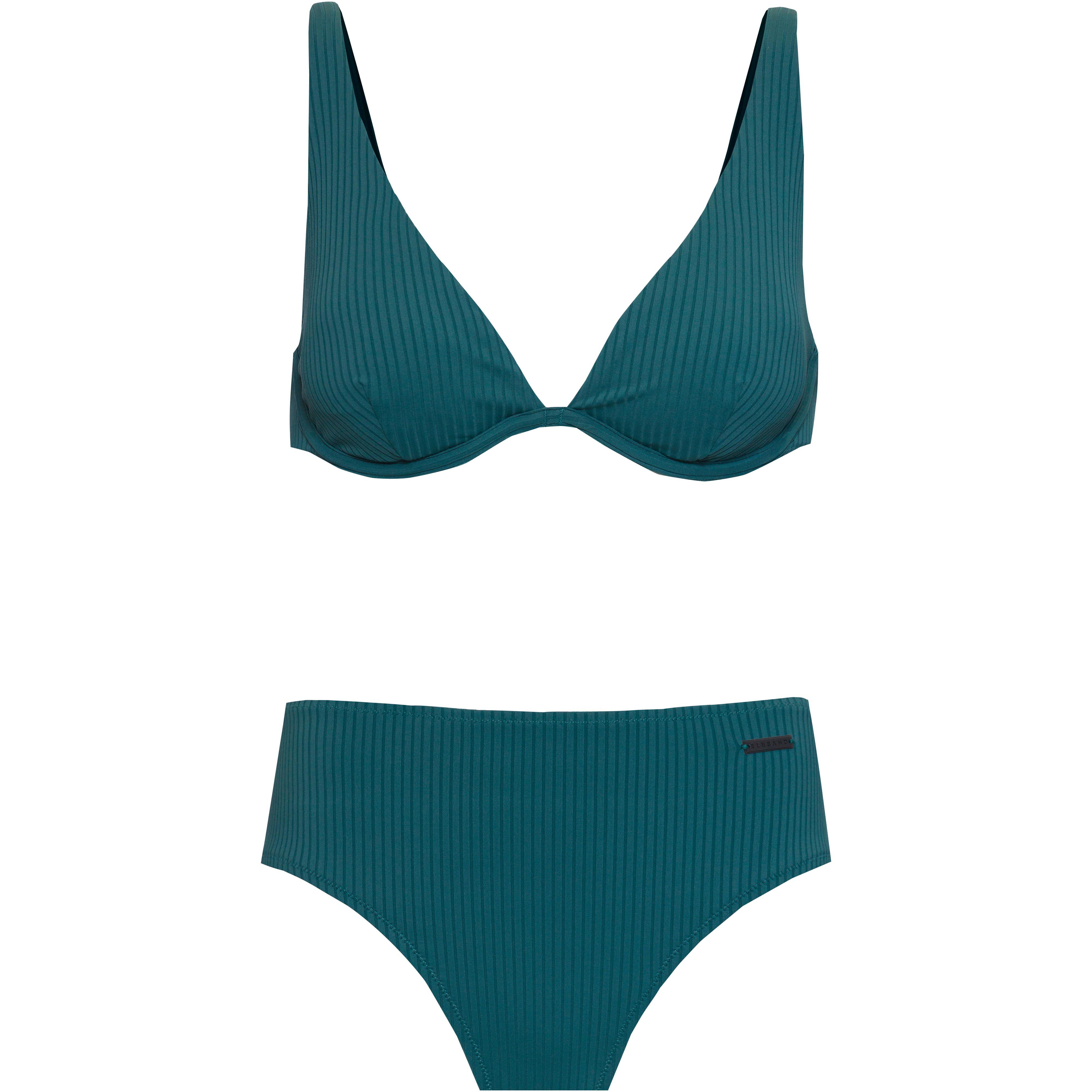 ELBSAND Bikini Set Bügel Softpad Polyamid Gruen