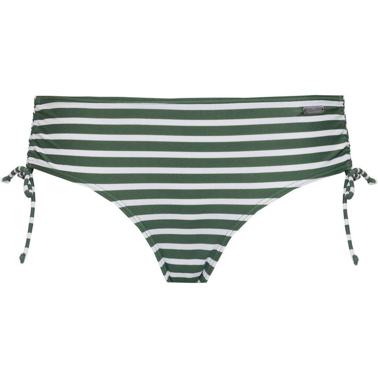 VENICE BEACH VENICE BEACH Bikinihose mit Raffung Bikini Hose Damen - oliv stripe - 0 | SportScheck